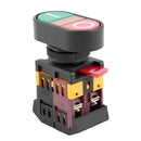 Double bit with light button APBB-22 & 25N one normally open a normally clo