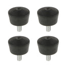 4x Tripod Feet Monopod Foot and 1/4 Thread Screw for Nikon Manfrotto Bionano