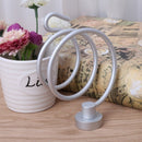 Hair Dryer Rack Aluminum Wall Mounted Bathroom Flat Spiral Stand Holder Hanger