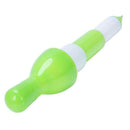 Mini Green Retractable ballpoint pen Blue Refill Writing Cute Tiny