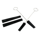 Set Of 4 Piano Rubber Wedge Mutes 2Pcs W/ Handle For Pinao Maintaing Tools