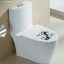 Pups Zone Toilet Cartoon Wall Stickers Removable DIY Door Wall Poster