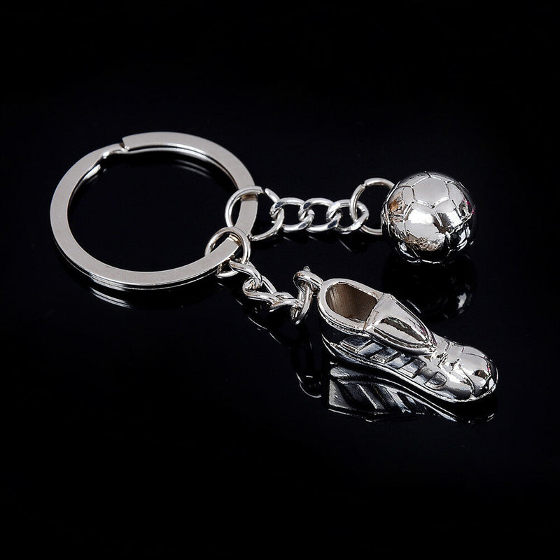 Creative mini sneakers soccer football key ring keyring keychain pendant gift  Z
