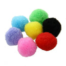 80 pcs Round Multicolored Pompon Balls. C4R6