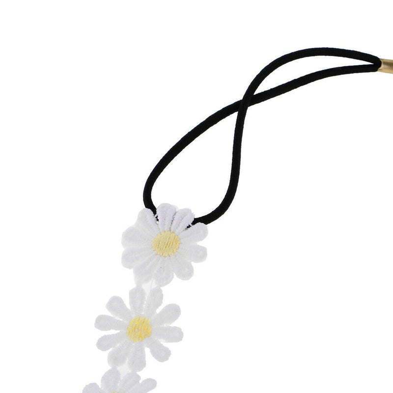 Daisy Hairband Headband Wedding Festival Elastic Flower Floral Hair Garland