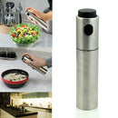 Stainless Steel Olive Pump Spray Bottle Oil Sprayer Pot Cooking Tool HOT