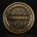 Russian 1million rouble Chanllenge coins coins Metal crafts Gifts Non Currenc ~ï¼ˆ