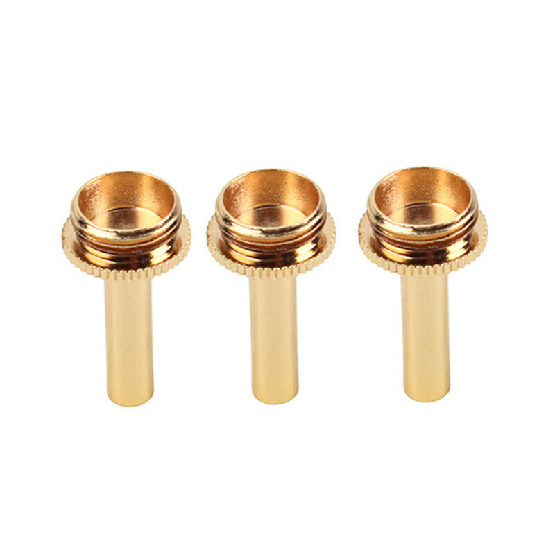 3 Pcs Golden Metal Connecting Rods Piston Buttons Repair Tool for Trumpet R