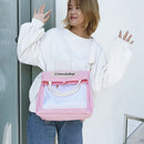 Canvas Backpack Female Multi-Functional Student Bag Fashion Trend Messenger