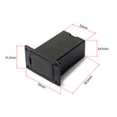 9V Battery Box, Plastic Battery Storage Box For Guitar 56.5x50x31mm