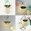 Led Garden Light Solar Lights Outdoor Decor Pineapple Hanging Fairy Lamp Wa