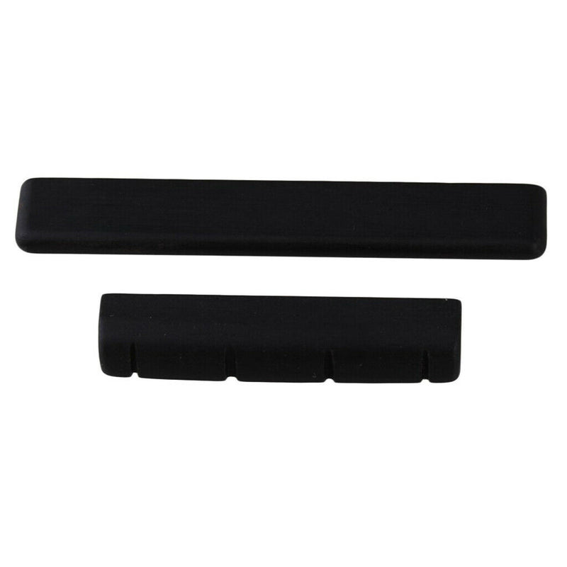 1 Set of Ebony T-nuts Saddle Bridge for Guitar Parts, Instrument Accs