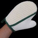 1 Pcs Flax Shower Glove Body Massage Back Scrub Exfoliating Scrubber Bath Glo BX