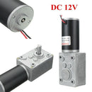 12V Dc Motor High-Torque Worm Gear Motor Dc Motor Reducer Worm Gear Reversi