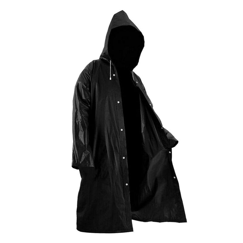Outerwear Poncho EVA Rain Coat Waterproof Raincoat Hooded Jacket for Outdoors