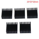 5pcs 25*25*10mm Aluminum Cooler Radiator Electronic Chip Heats ME