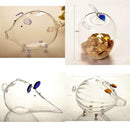 Piggy Bank Design Glass Money Box Vase Bottle Terrarium Container