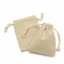 30Pcs Mini Linen Jute Drawstring Gift Bags Pouch Wedding Party Favor Sacks Bag
