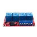 5V High / Low Level With Trigger Opto-isolator 4 channels Power relay moduleV9Q5