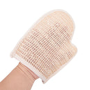 1X exfoliating bath glove natural sisal shower sponge cleansing body scrubber Ew