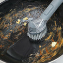 Dish Brush with Soap Dispenser Pot Scrubber Kitchen Sink Pan Brush, Bottle