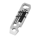6 in 1 EDC Gadget Outdoor Equipment Camping Keychain Supplies Bottle Opener A