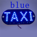 Taxi Cab Windscreen Windshield Sign Blue Led Taxi Light Lamp Bu OZ