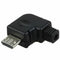 Right Angle Micro-USB 5 P Port Male Plug Socket Connector With Plastic Cove C8W8