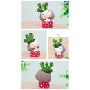 Flower Girl Planter Set - 4pcs European Style Succulent Plants Planter Pot