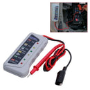 12V 6 Led Display Battery Tester Car Batter / Alternator Monitor Device F8E5