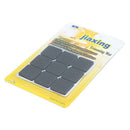 18 Pcs Square Shaped Black Foam Adhesive Protection Pad Mat for Chair Leg F4F1