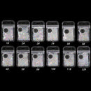 Lulaa 12 Colors/Set Shiny Round Hexagonal Heart-Shaped Five-Pointed Star Sh K8Y6