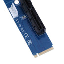 2pcs M.2 NGFF SSD to PCI-E Express 4X Converter Adapter Card Power Cable