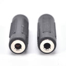 2PCS Stereo 3.5mm 1/8" Aux Female to Female F/F Jack Audio Coupler Converter  TE