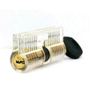 15x Transparent Practice Lock Tool Set Locksmith Training Unlock. Padlock Q8E9
