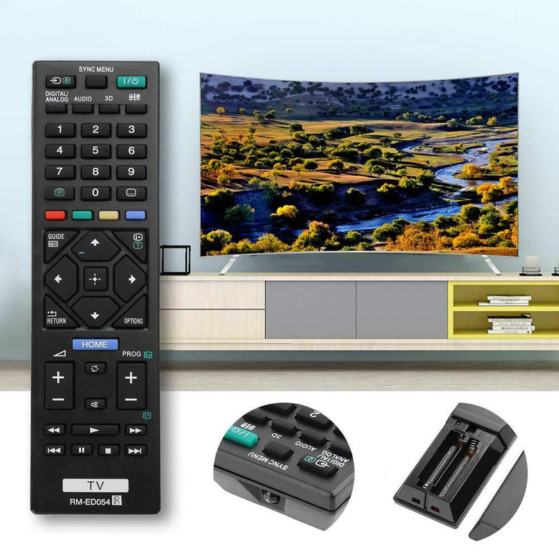 Plastic LCD TV Remote Controller RM-ED054 for Sony KDL-32R420A  KDL-40R470A A