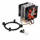 DC 12V Dual-Tower Quiet CPU Cooling Fan Desktop CPU Cooler with 3 Pin Connector