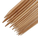 36 Pieces 18 Sizes Carbonized Bamboo Crochet Knitting Needles Single Tip Ne F6X9