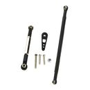 Metal Steering Servo Rod Linkage for 1/12 MN86K MN86KS RC Carwler Black