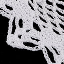 Flower White Lace Hand Crochet Doily Doilies Floral Table Mat Placemat 30cm