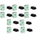 40Pcs Car Wire Cord Cable Holder Tie Clips Fixer Drop Organizer Adhesive Clamp