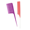 ABS Fine&Wide Tooth Section Weaving Highlight Foiling Hair Combs Brush