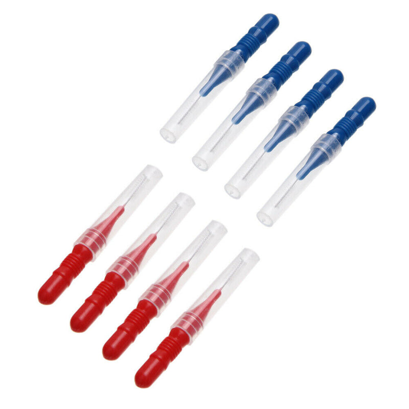 30pcs Tooth Flossing Head Hygiene Dental Plastic Interdental Brush Toothpic A