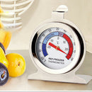 4x Refrigerator Freezer Thermometer Fridge Dial Type Stainless Steel Hang QQZ