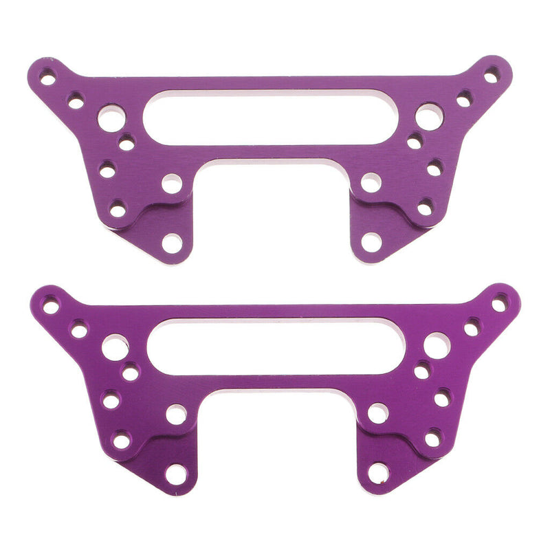 RC Car Truck Rear Shock Absorber Tower Purple for 1/10 HSP 94122 94123 2Pcs