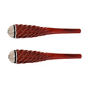 2 Pieces Red Sandalwood Roll Erhu Shafts Axis Erhu Replacement Parts
