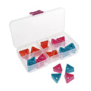 18Pcs Knitting Needles Point Stoppers Plastic  Tip Cover Knitting Tool