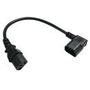 1x 35cm IEC 320 C14 to C13 AC Power Extension Cord Cable Adapter for PC PDU UPS