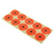 250pcs/25 Sheets Adhesive Paper Target Roll Stickers For  Exercise