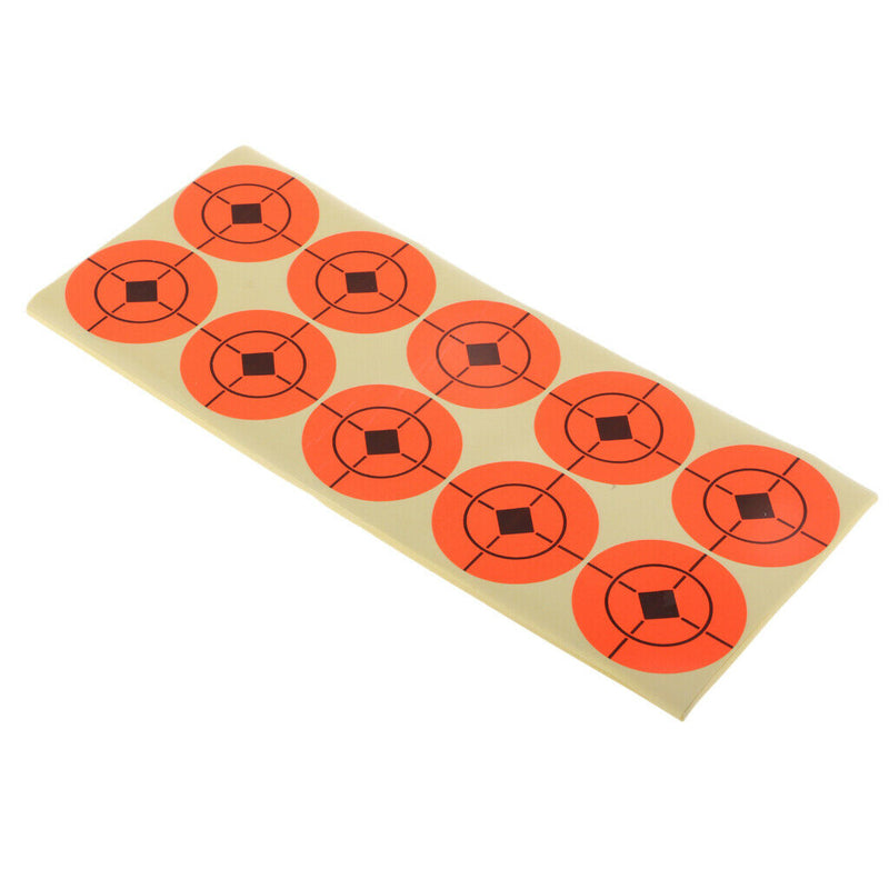 250pcs/25 Sheets Adhesive Paper Target Roll Stickers For  Exercise